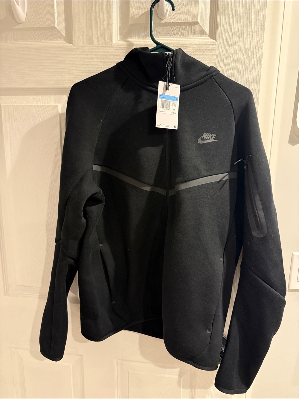 Nike Black Men's Tech Fleece Full-Zip Hoodie